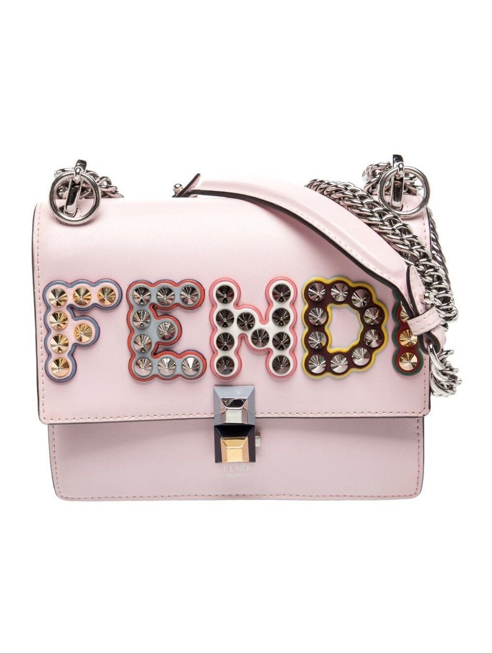 Fendi Leather Kan I 2 Way Bag